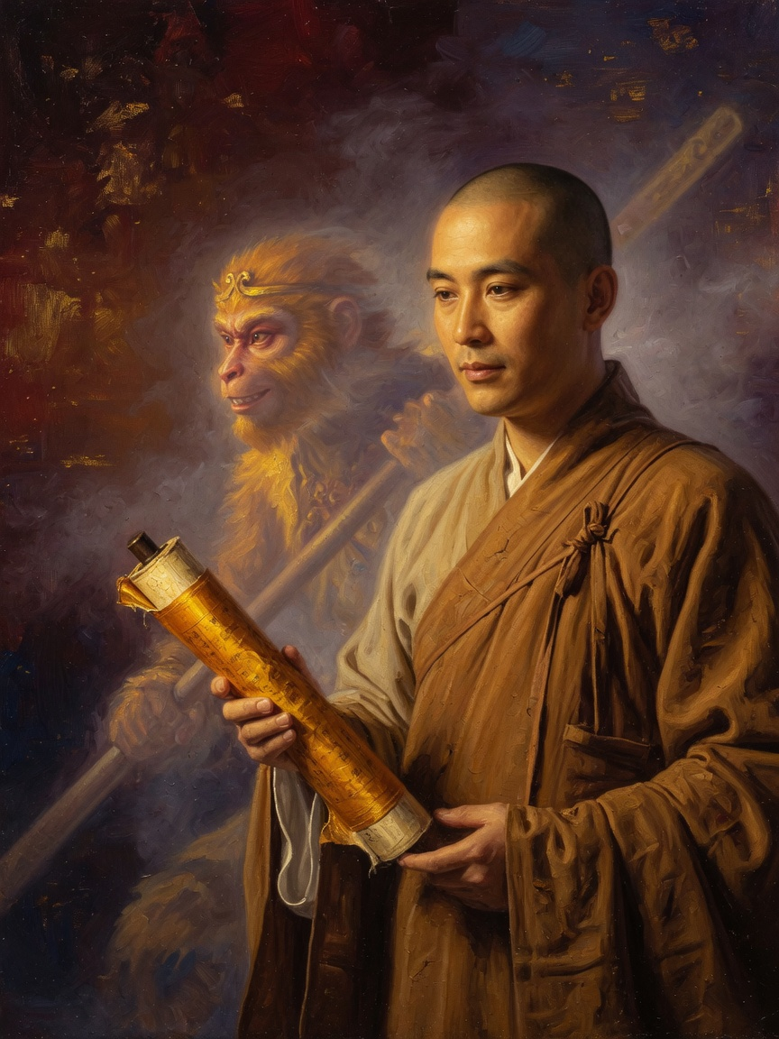 손오공 옆에 있던 그 스님은 진짜로 살았어요